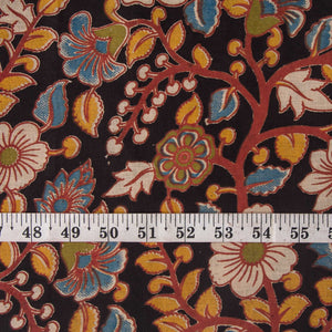 Precut 0.25 meters -Kalamkari Screen Printed Cotton Fabric