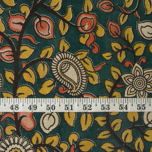 Precut 0.25 meters -Kalamkari Screen Printed Cotton Fabric