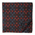 Black and red Printed cotton fabric with floral design