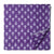Purple and White Pure Cotton Screen Printed Fabric with floral print