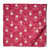 Red and White Screen Printed Pure Cotton Fabric with floral design