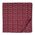 Maroon and White Screen Printed Pure Cotton Fabric with floral design