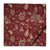 Maroon and off white Screen Printed Pure Cotton Fabric with floral design 