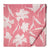 Peach and White Screen Printed Pure Cotton Fabric with floral design