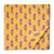 Yellow and Pink Screen Printed Pure Cotton Fabric with floral design
