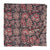 Maroon and Black Printed Cotton Fabric with floral design