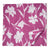 Pink and White Printed Cotton Fabric with floral design