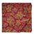 Red and Yellow Printed Cotton Fabric with floral design