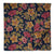 Blue and Yellow Printed Cotton Fabric with floral design