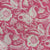 Pink and White Screen printed pure cotton fabrics with floral print