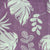 Purple and White Screen printed pure cotton fabrics with floral print