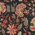 Red and Black Screen printed pure cotton fabrics with floral print