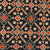 Red and Black Screen printed pure cotton fabrics with abstract print