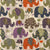 Multicolour Screen printed pure cotton fabric with Elephant print