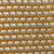 Yellow and Off white Screen printed pure cotton fabric with Elephant print