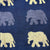Precut 1 meter - Printed Textured Cotton Slub Fabric