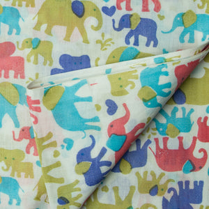 Precut 0.75 meters -Printed Cotton Fabric