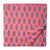 Pink and Blue printed cotton fabrics with floral print.
