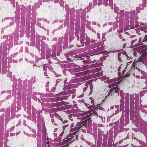 Kantha Printed Cotton Fabric