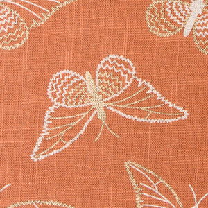 Precut 0.75 meters -Peach Textured Printed Cotton Fabric