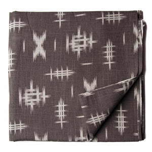 Precut 0.25 meters -Grey & White Textured Printed Cotton Fabric