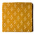Precut 0.25 meters -White & Yellow Textured Printed Cotton Fabric