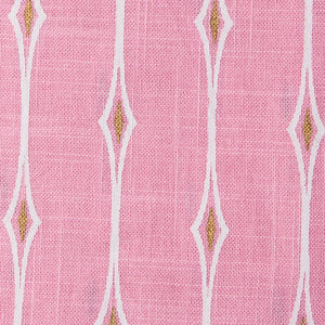 Precut 1 meter -Pink Textured Printed Cotton Fabric