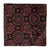 Black and Maroon Screen printed Pure Cotton Fabric  with floral design