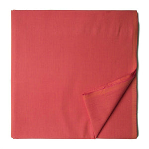 Coral South Cotton Plain Fabric