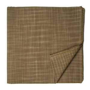 Brown South Cotton Jacquard Fabric