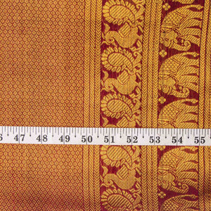 Precut 1 meter -Super Fine South Cotton Fabric with Golden Border