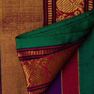 Precut 0.25 meters -Super Fine South Cotton Fabric with Golden Border
