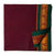 Maroon and Green Super Fine Pure South Cotton Fabric with Golden Elephant border