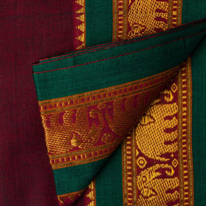 Precut 1 meter -Super Fine South Cotton Fabric with Golden Border