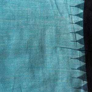 Precut 1 meter -Handloom Cotton Fabrics with temple border