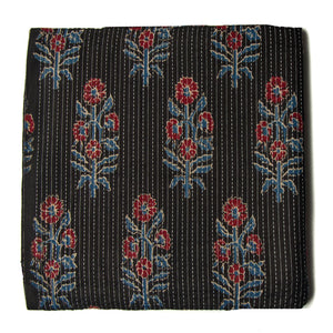 Precut 0.25 meters -Printed Kantha Cotton Fabric