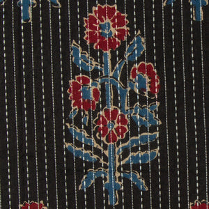 Precut 0.25 meters -Printed Kantha Cotton Fabric