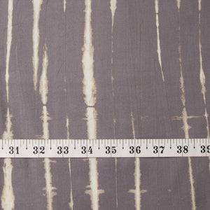Precut 1 meter -Grey Tie & Dye Cotton Fabric