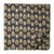 Brown and yellow Screen Printed Pure cotton fabric with motif design
