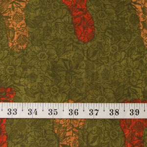 Precut 1meter - Printed Cotton Texture Fabric