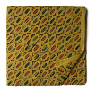 Ajrakh Hand Block Natural Dyed Cotton Fabric