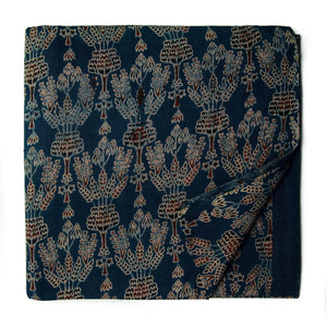 Ajrakh Hand Block Natural Dyed Cotton Fabric