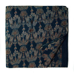 Ajrakh Hand Block Natural Dyed Cotton Fabric