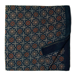 Ajrakh Hand Block Natural Dyed Cotton Fabric