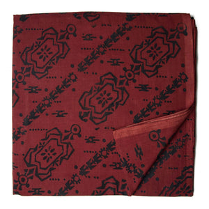 Ajrakh Hand Block Natural Dyed Cotton Fabric