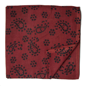 Ajrakh Hand Block Natural Dyed Cotton Fabric
