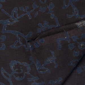 Precut 1 meter -Ajrakh Hand Block Natural Dyed Cotton Fabric