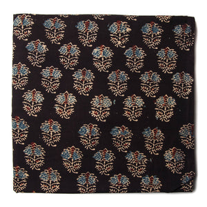 Ajrakh Hand Block Natural Dyed Cotton Fabric