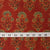Precut 1 meter -Blue & Red Ajrakh Hand Block Printed Cotton Fabric