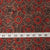 Brown & Red Ajrakh Hand Block Printed Cotton Fabric